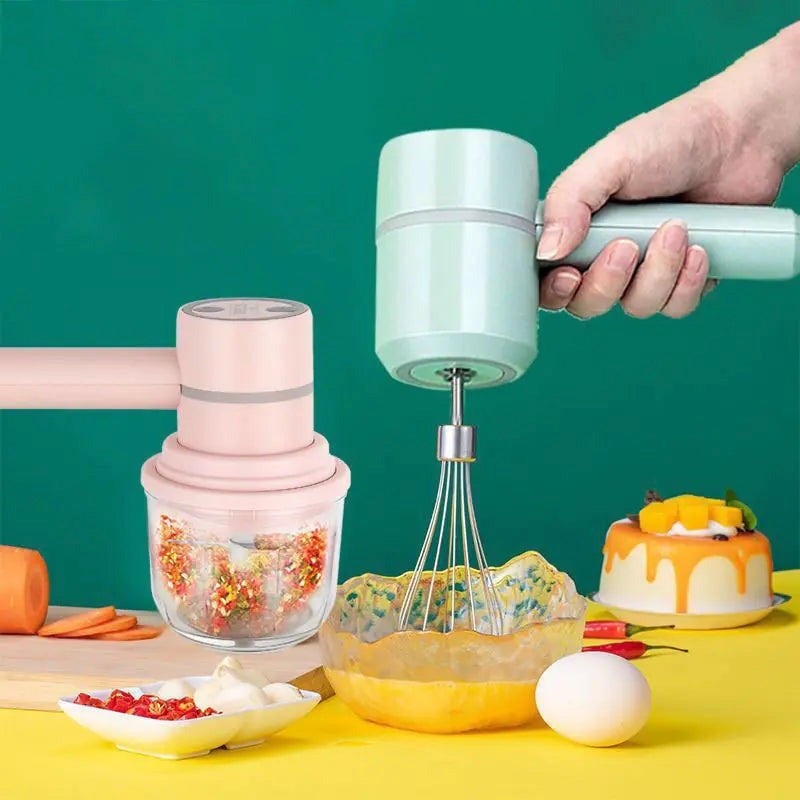 Electric milk frother Garlic Chopper Masher